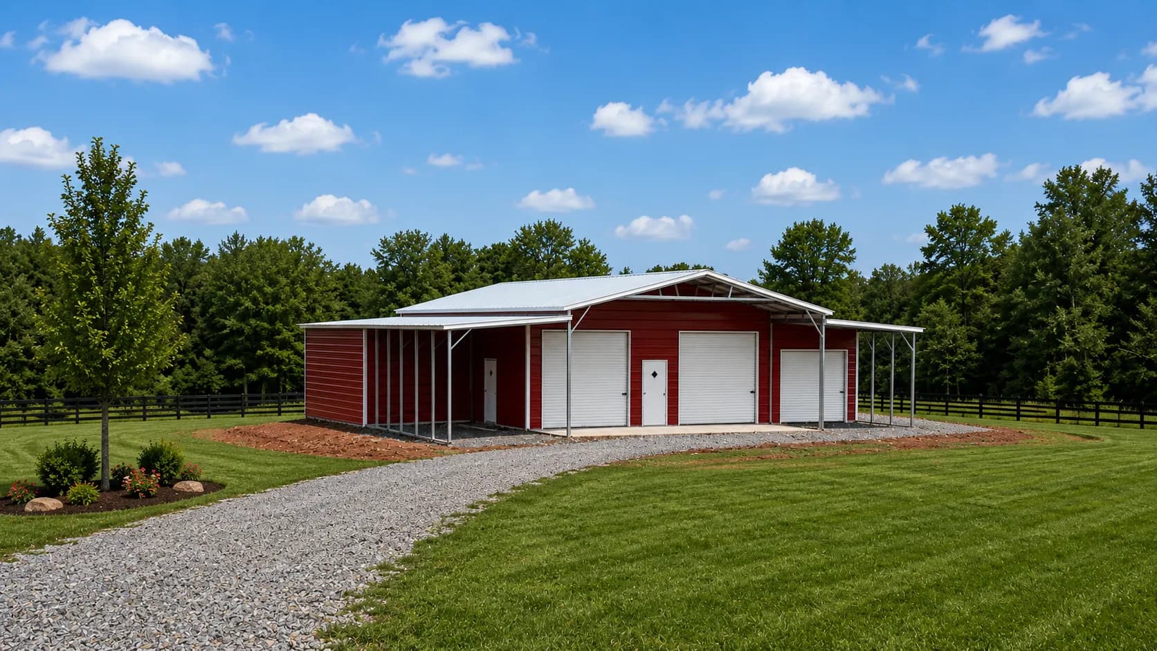 54x50x12 Metal Barn