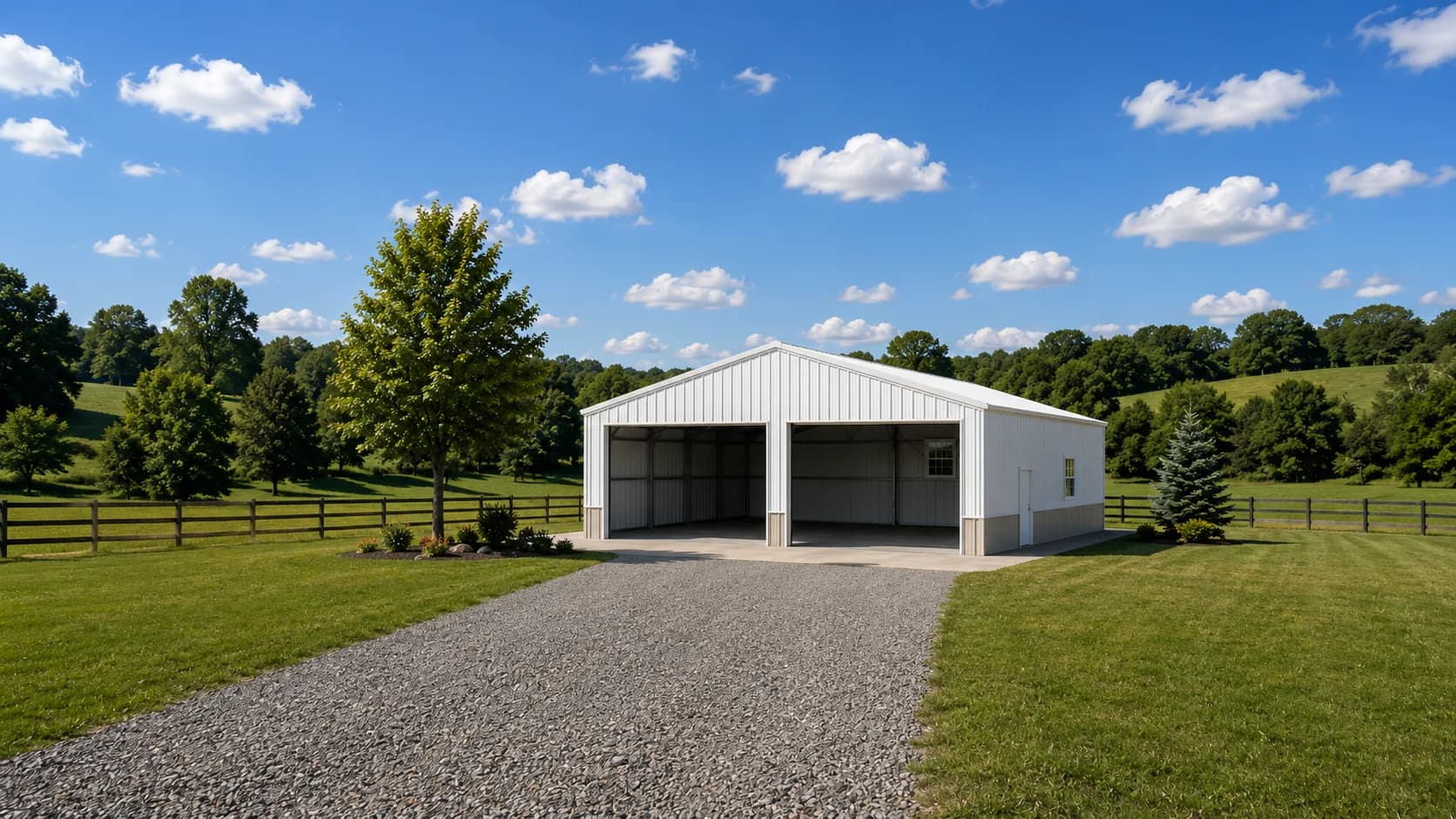 36’x28’x17′ Metal Workshop