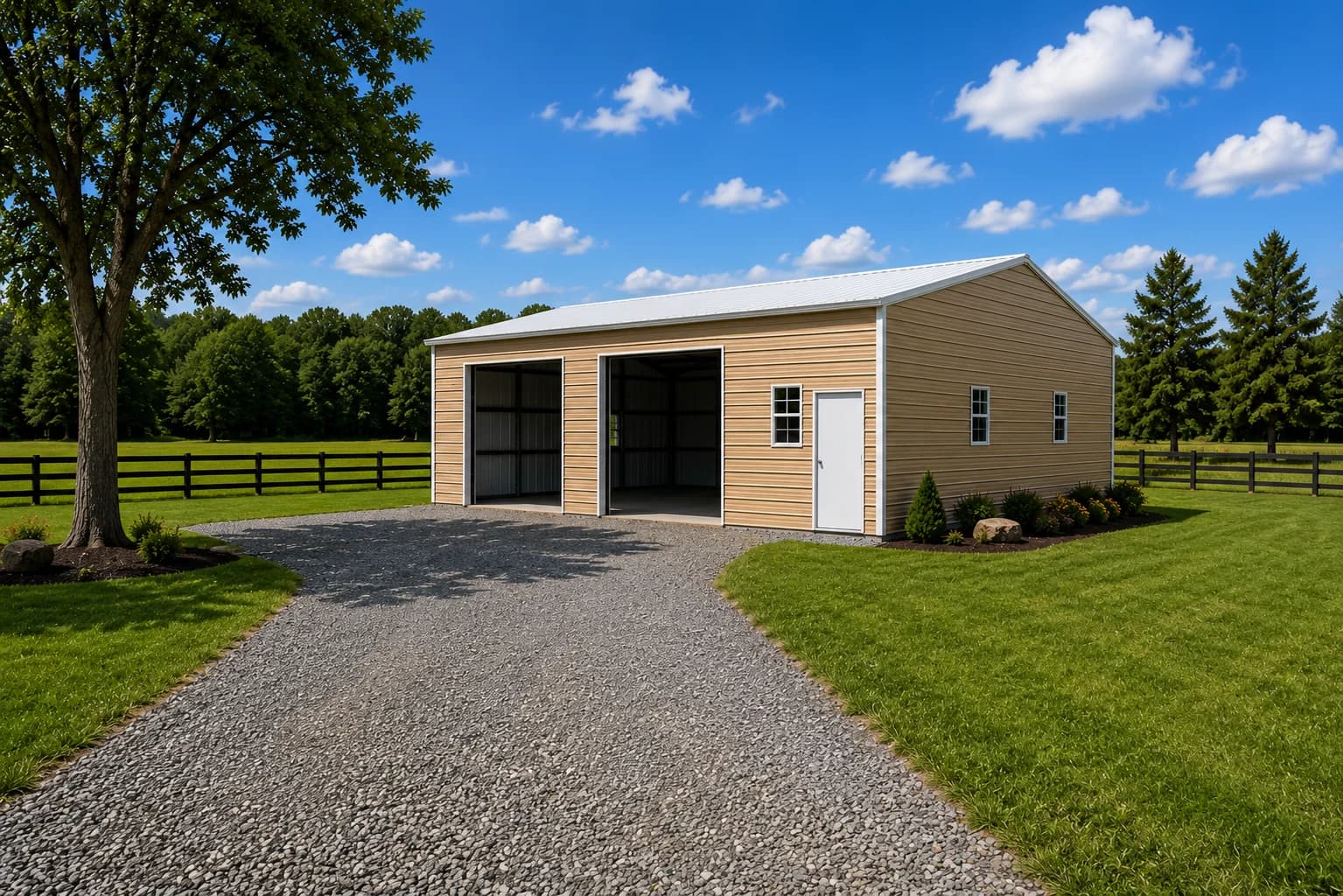 40’x40’x12′ Commercial Metal Building