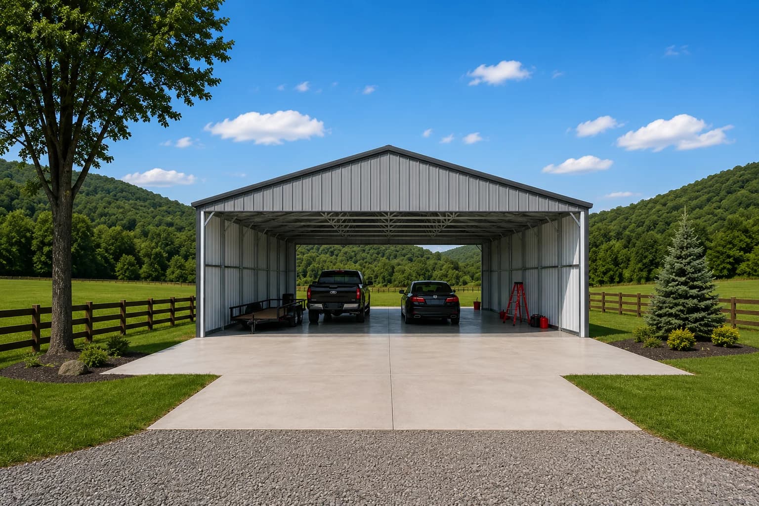 48’x35′ Commercial Carport