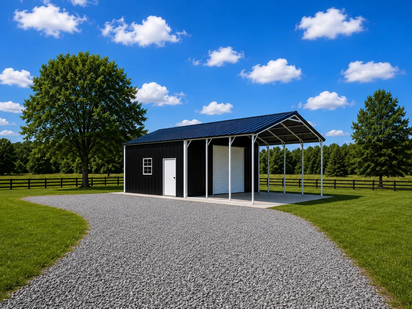 18’x40’x12′ Metal Utility Garage Building