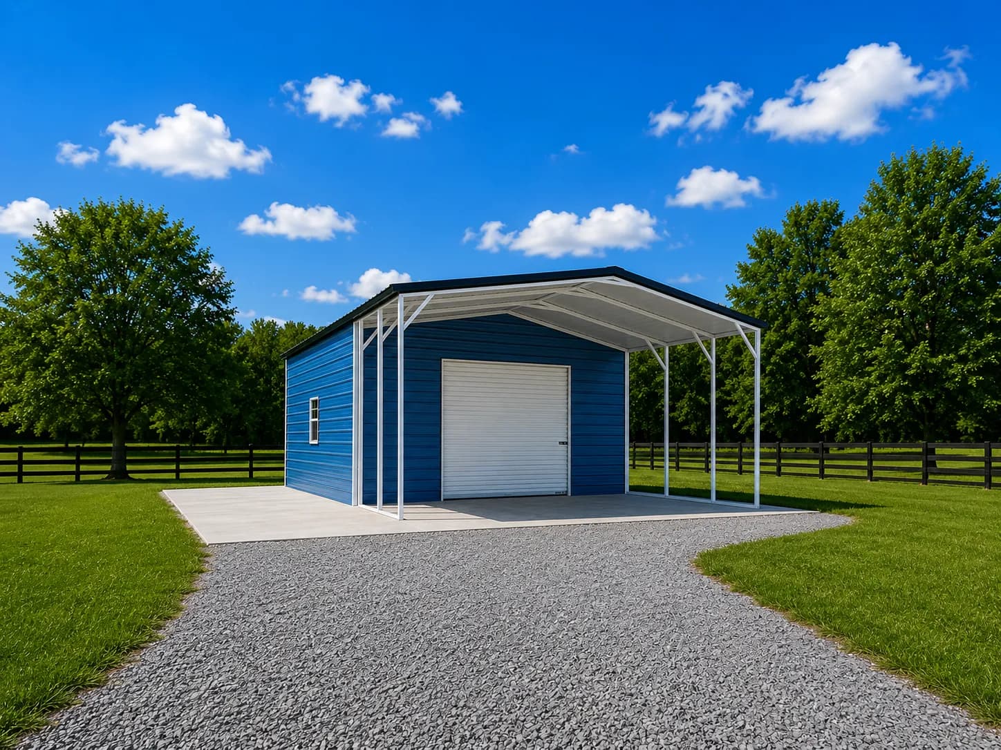 22’x25’x12′ Utility Metal Garage Building