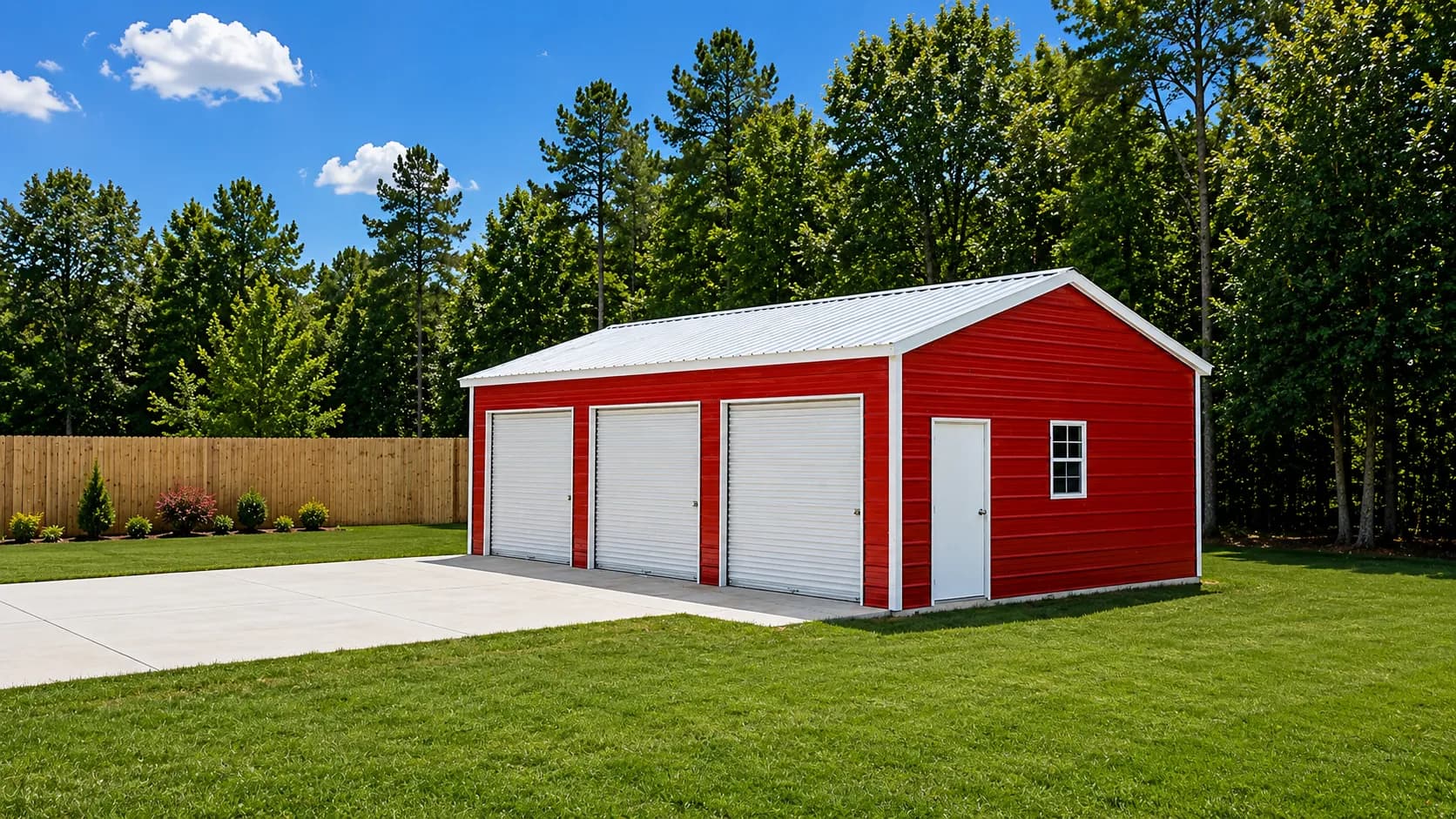 Three-Car Garage