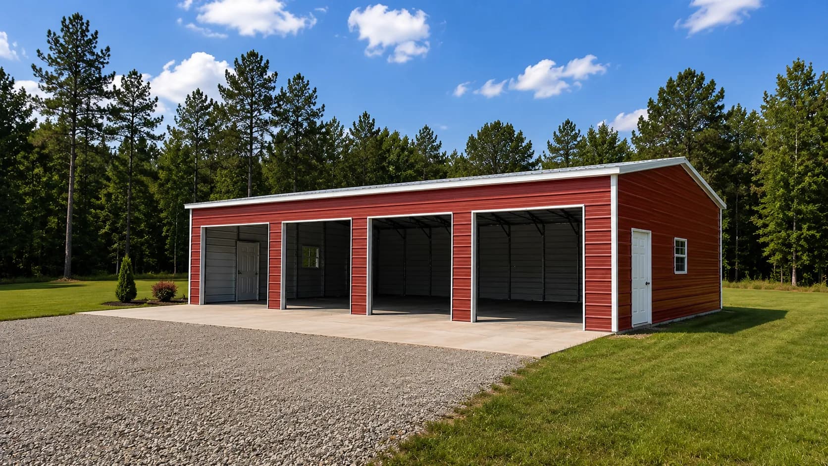 Three-Car Garage